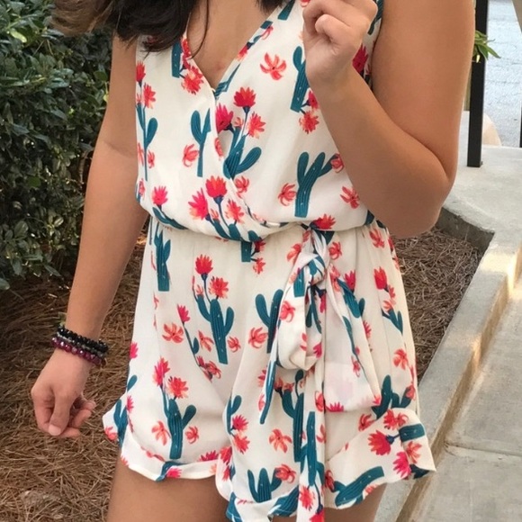 Cactus romper- Fringe - Picture 2 of 3